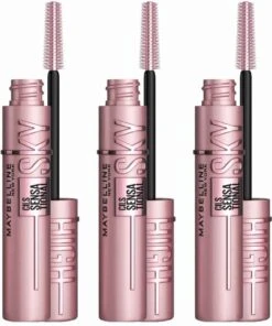 3x Maybelline Lash Sensational Sky High Mascara Very Black - Zwart -Oogmake Up Winkel 1001x1200