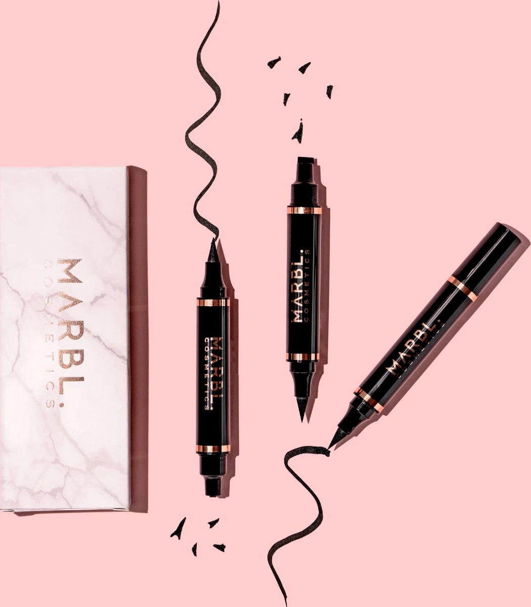 MARBL. Cosmetics - Easy Wing - Eyeliner Stempel - 8mm - Waterproof - Vlekproof - Vegan - Dierproefvrij 8 MARBL. Cosmetics - Easy Wing - Eyeliner Stempel - 8mm - Waterproof - Vlekproof - Vegan - Dierproefvrij - Afbeelding 8