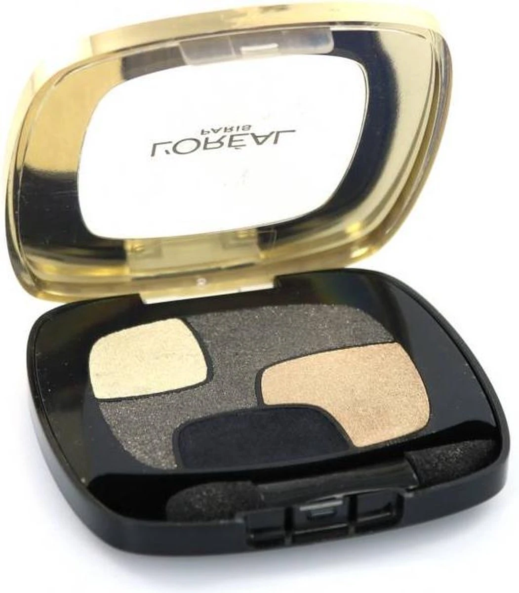 L'Oréal Paris Color Riche Quad Eyeshadow P14 Golden Black 2 L'Oréal Paris Color Riche Quad Eyeshadow P14 Golden Black - Afbeelding 2