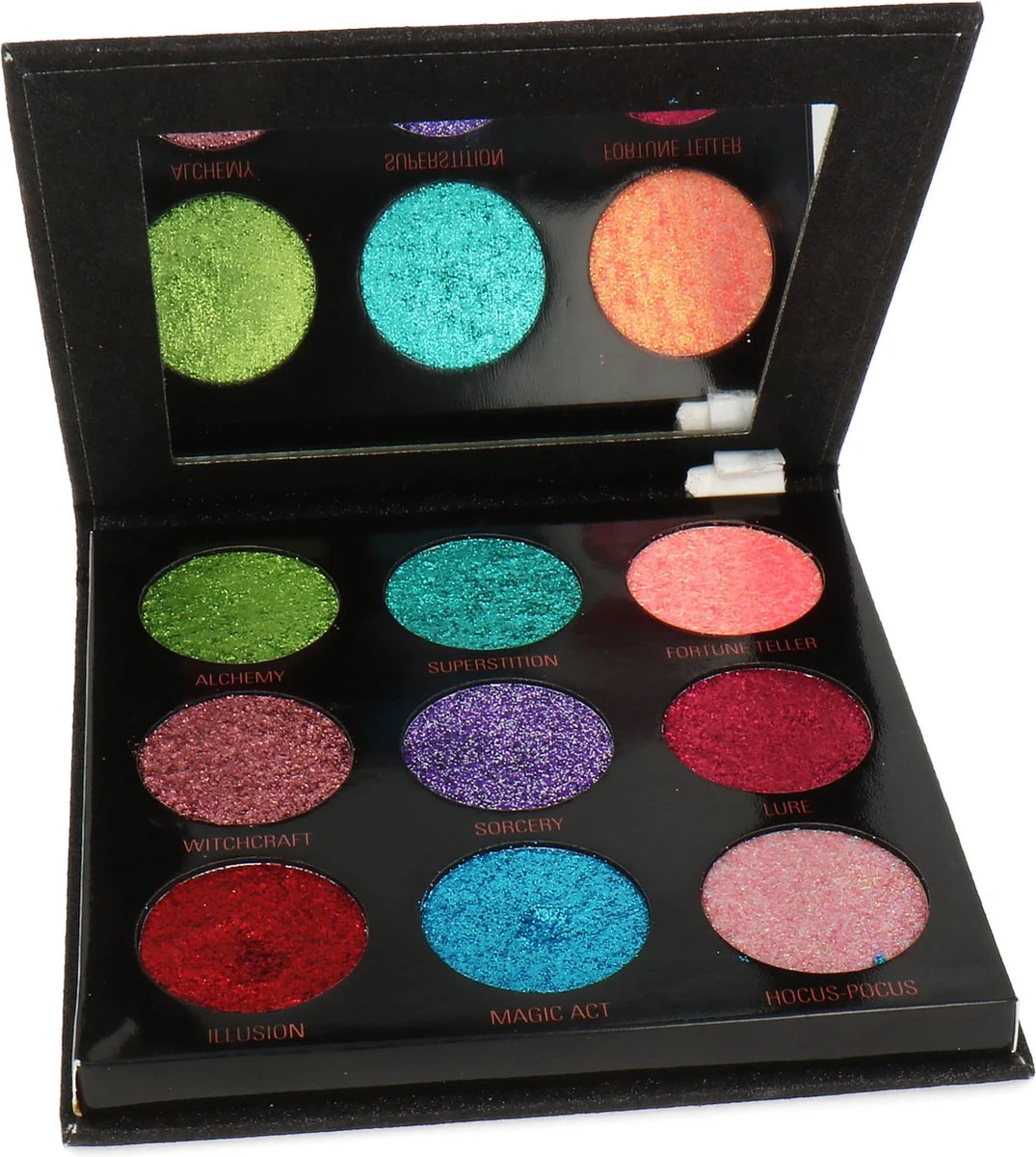 Makeup Revolution Pressed Glitter Oogschaduw Palette - Abracadabra 1 Makeup Revolution Pressed Glitter Oogschaduw Palette - Abracadabra
