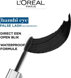 L’Oréal Paris Bambi Eye By False Lash Waterproof Mascara - Zwart -Oogmake Up Winkel 1085x1200