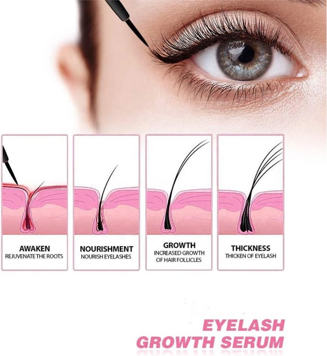 Merkloos Lash Lift Wimperserum - Lash Serum - Lashlift - Wimperlift - Eyelash Serum - Wimper Lift 11 Merkloos Lash Lift Wimperserum - Lash Serum - Lashlift - Wimperlift - Eyelash Serum - Wimper Lift - Afbeelding 11
