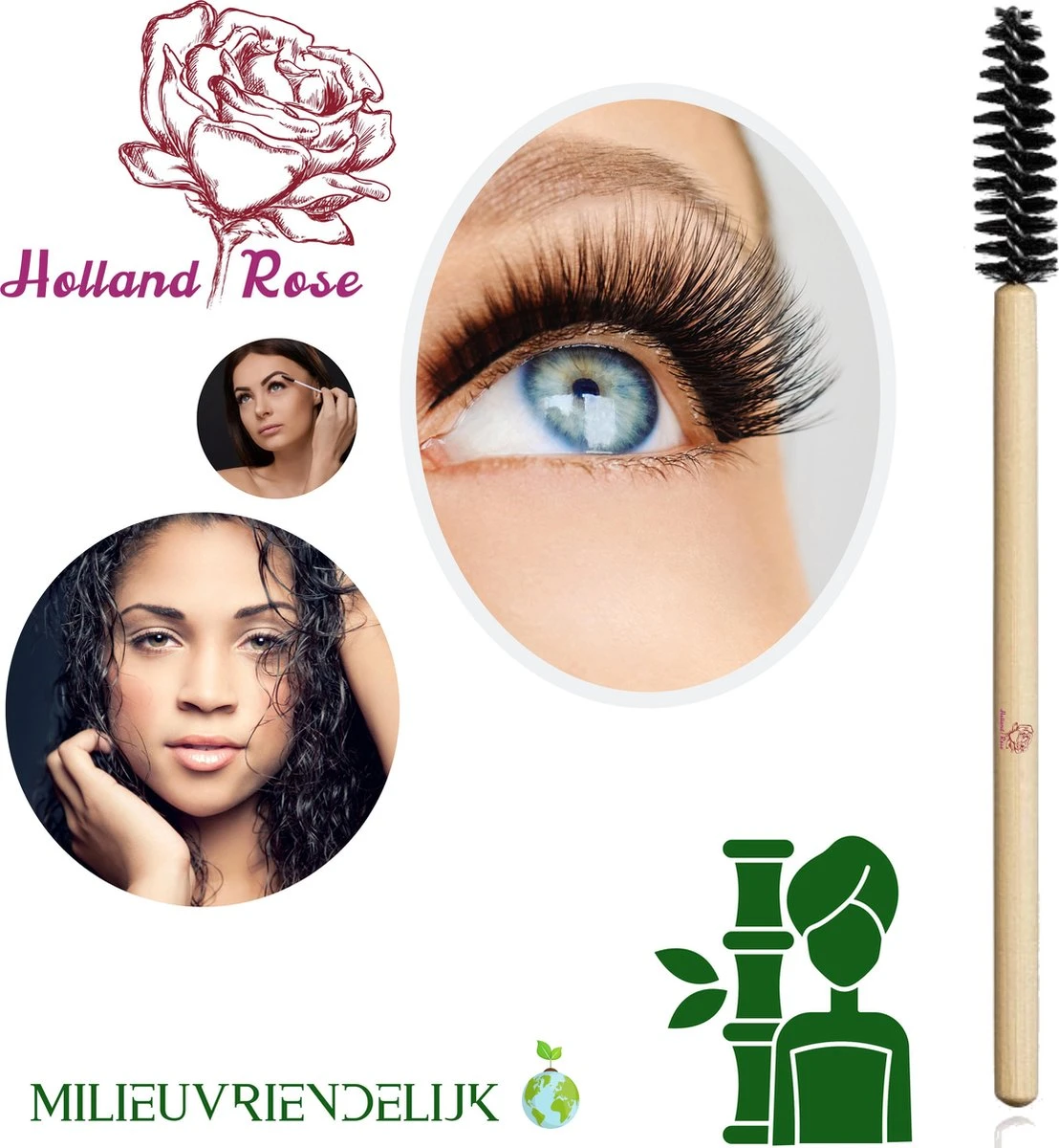 4D Fiber Waterproof Mascara - Zwart - Lange En Volle Wimpers 2 4D Fiber Waterproof Mascara - Zwart - Lange En Volle Wimpers - Afbeelding 2