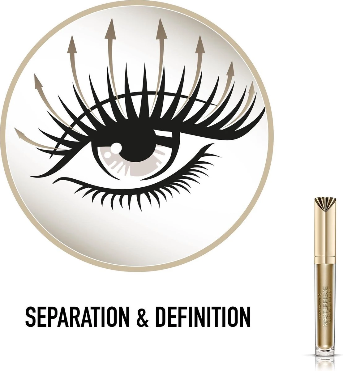 Max Factor Masterpiece Waterproof Mascara - Black 5 Max Factor Masterpiece Waterproof Mascara - Black - Afbeelding 5