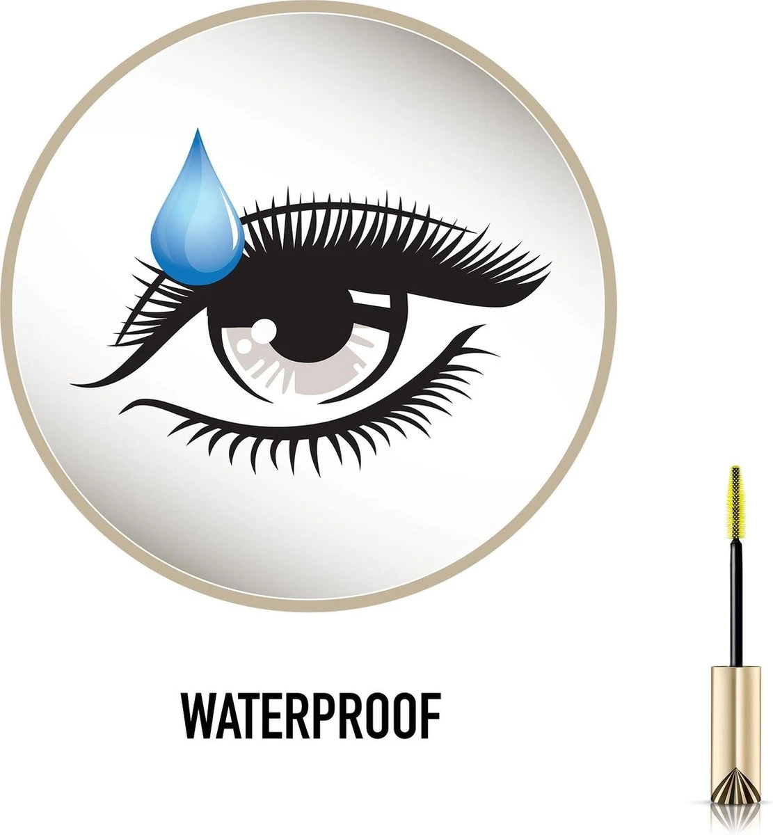 Max Factor Masterpiece Waterproof Mascara - Black 8 Max Factor Masterpiece Waterproof Mascara - Black - Afbeelding 8