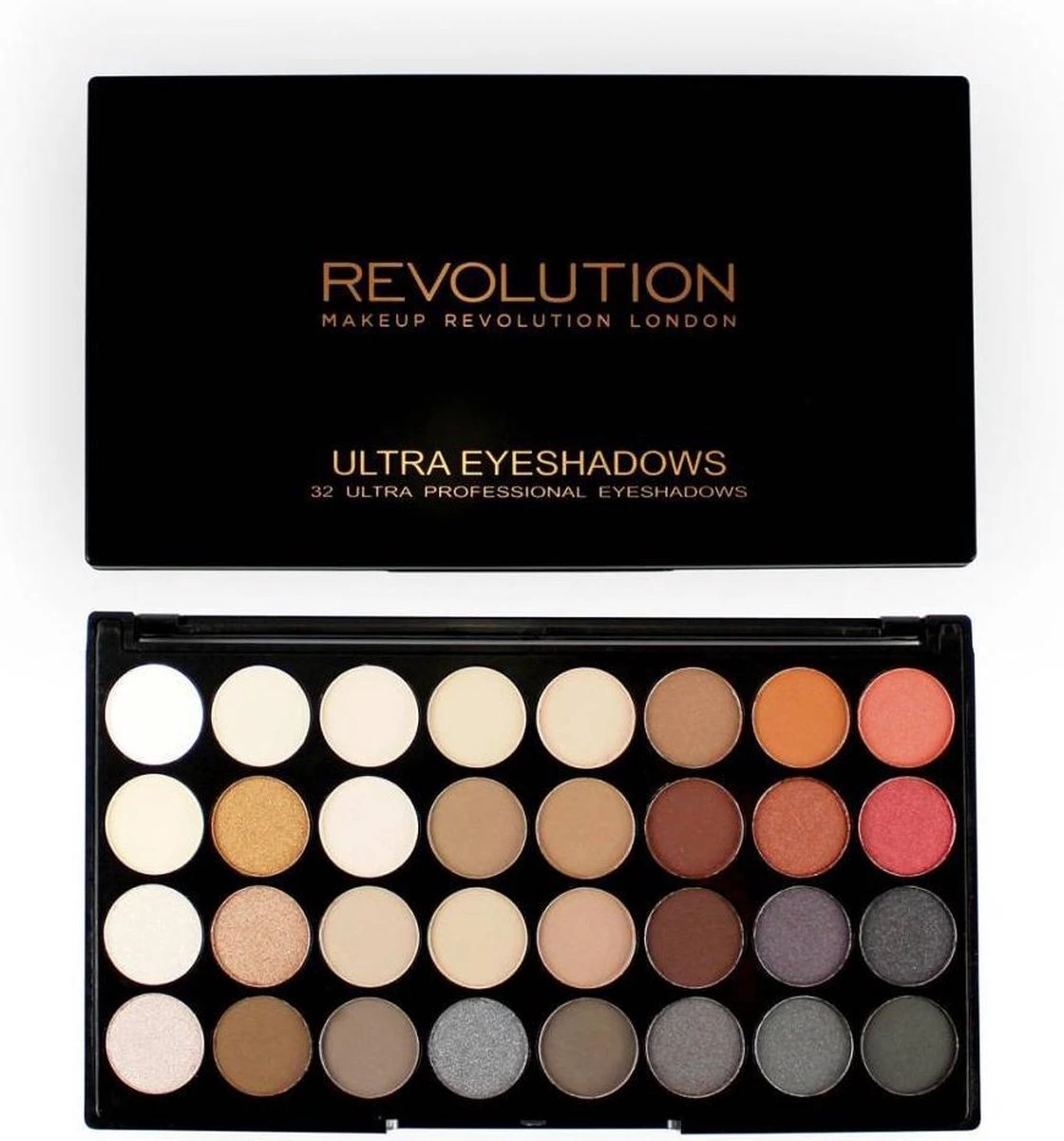 Makeup Revolution Flawless 2 Ultra Eyeshadows - Oogschaduw Palette - 32 Kleuren 2 Makeup Revolution Flawless 2 Ultra Eyeshadows - Oogschaduw Palette - 32 Kleuren - Afbeelding 2