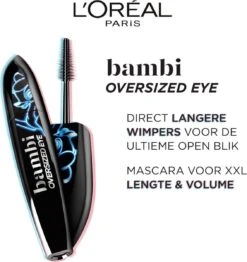L’Oréal Paris Bambi XXL Oversized Eye Mascara - Zwart - Volume & Lengte Mascara - 8.9ml -Oogmake Up Winkel 1132x1200