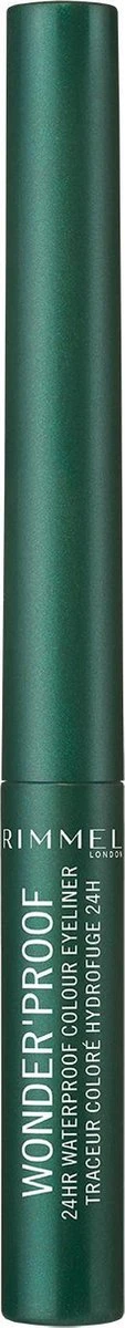 Rimmel London Rimmel Wonder'proof Liner Eyeliner - 003 Green 9 Rimmel London Rimmel Wonder'proof Liner Eyeliner - 003 Green - Afbeelding 9