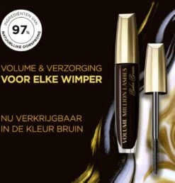 L'Oréal Paris - Volume Million Lashes Balm Brown - Bruin - Verzorgende Volume Mascara - 8.9 Ml -Oogmake Up Winkel 1151x1200