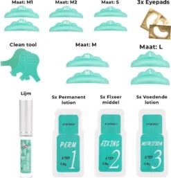 Lash Lift Kit Met Extra Sterke En Snel Drogende Lijm - Vernieuwde Wimperlifting Set - Wimperserums Met Wenkbrauw Gel - Lash Lift Set -Oogmake Up Winkel 1153x1200