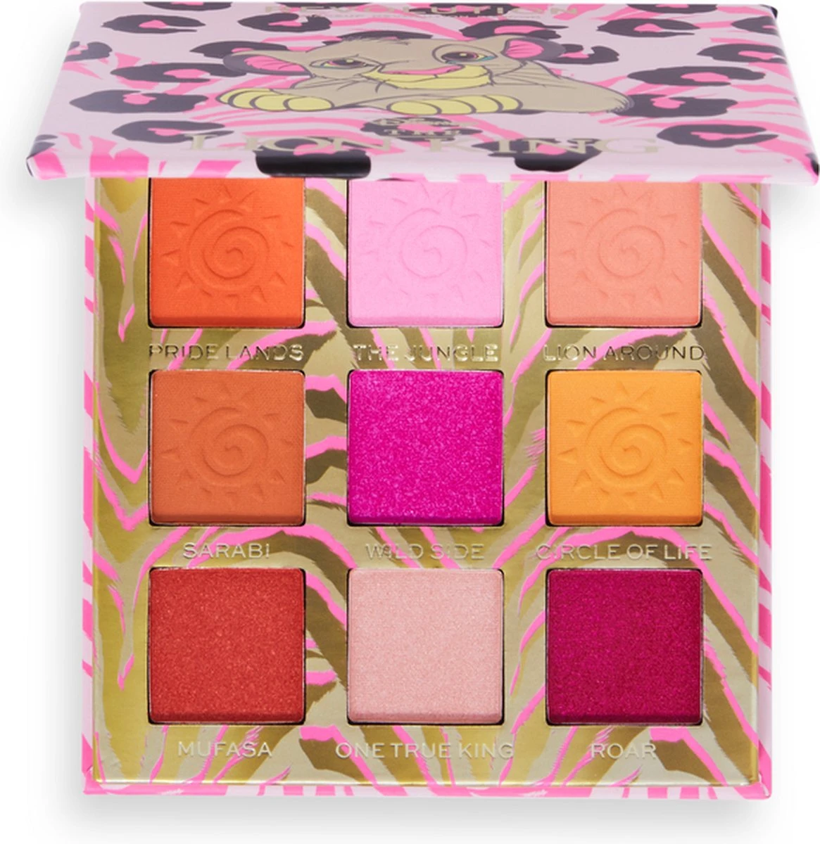 Makeup Revolution X Disney Lion King - I Walk On The Wild Side Shadow Palette 4 Makeup Revolution X Disney Lion King - I Walk On The Wild Side Shadow Palette - Afbeelding 4