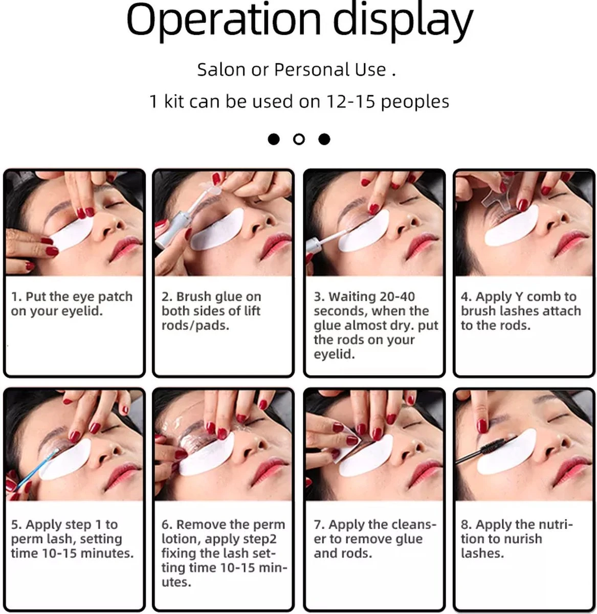 Flora Ruby - Wimper & Wenkbrauw Lifting Set 2 In 1 - Professionele 2 In 1 Lash Lift & Brow Lamination Kit - Permanente Wimperkruller 5 Flora Ruby - Wimper & Wenkbrauw Lifting Set 2 In 1 - Professionele 2 In 1 Lash Lift & Brow Lamination Kit - Permanente Wimperkruller - Afbeelding 5