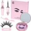 Luxe Magnetische Eyeliner + Magnetische Wimpers Set – Zwart Miami - Wimpers Zonder Lijm - 3D Nepwimpers - Magnetische Eyeliner - Herbruikbare Wimpers – Eyelashes - Magnetisch - Zwarte Wimpers - Wimper Magneet - Pincet - Giftbox - Cadeau Tip