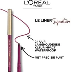 L’Oréal Paris Make-Up Designer Le Liner Signature 08 Taupe Grey Tweed – Grijs Waterproof Oogpotlood - 5,4 Gr. -Oogmake Up Winkel 1174x1200 2