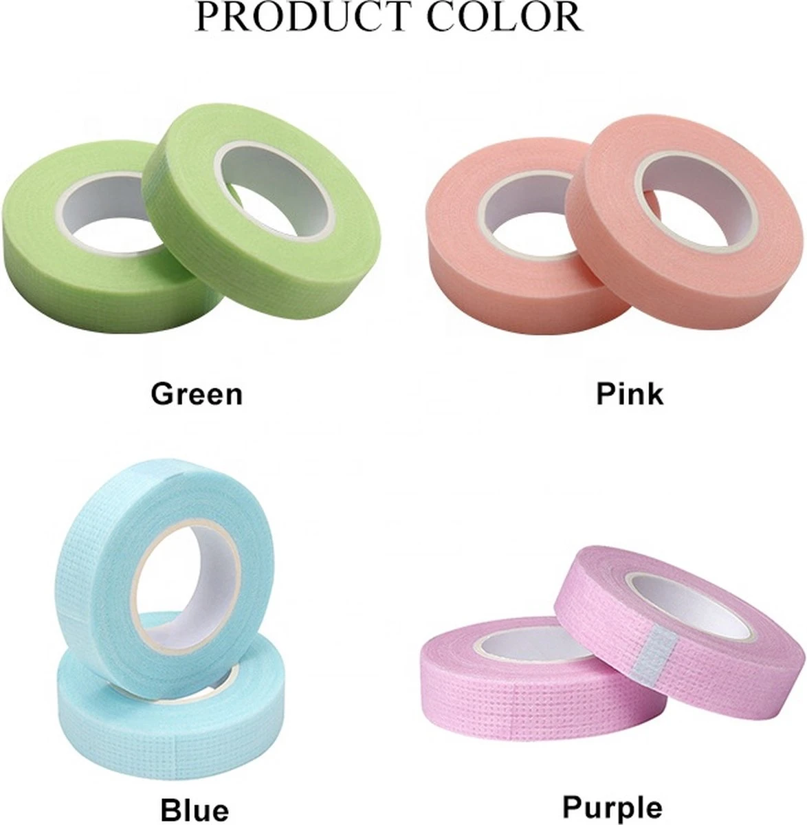 Lashes & More - Wimpertape - Roze/Paars - Wimperextensions - Wimper Tape - Beautytape - Medische Tape - Wimper Tool - Hyperallergeen - Huidvriendelijk – Tape – Non Wooven Tape 3 Lashes & More - Wimpertape - Roze/Paars - Wimperextensions - Wimper Tape - Beautytape - Medische Tape - Wimper Tool - Hyperallergeen - Huidvriendelijk – Tape – Non Wooven Tape - Afbeelding 3