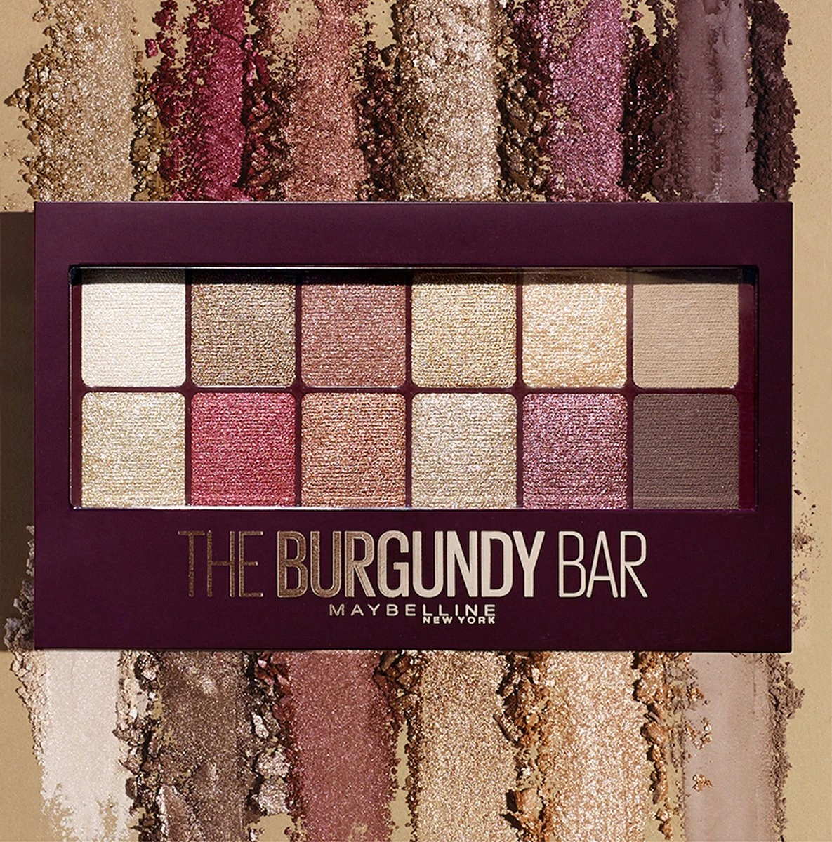 Maybelline The Burgundy Bar Oogschaduw En Highlighter Palette – Limited Edition 16 Maybelline The Burgundy Bar Oogschaduw En Highlighter Palette – Limited Edition - Afbeelding 16