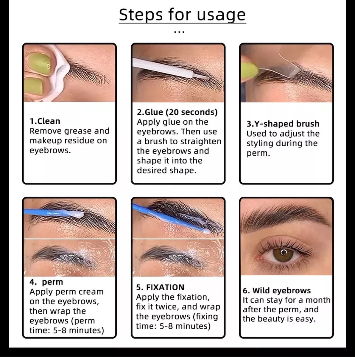 Flora Ruby - Wimper & Wenkbrauw Lifting Set 2 In 1 - Professionele 2 In 1 Lash Lift & Brow Lamination Kit - Permanente Wimperkruller 6 Flora Ruby - Wimper & Wenkbrauw Lifting Set 2 In 1 - Professionele 2 In 1 Lash Lift & Brow Lamination Kit - Permanente Wimperkruller - Afbeelding 6