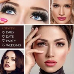 Nepwimpers - Nep Wimpers - Valse Wimpers - Lashes - False Lashes - Magnetische Wimpers - Magnetische Eyeliner - Miami -Oogmake Up Winkel 1196x1200 8