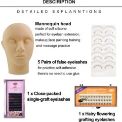 Lashes & More | Wimperextensions Starters Pakket + Luxe Nano Mister | Oefenset Voor Beginnend Wimperstylist | Lash Kit | Oefen Wimper Set -Oogmake Up Winkel 1198x1200 17