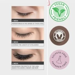 Heritage Wimperserum Rapid Grow Geschikt Voor Wimperextensions Olievrije. Naturel Ingrediënten - Oil Free Lash Serum Suitable For Lash Extensions Wearer -Oogmake Up Winkel 1198x1200 9