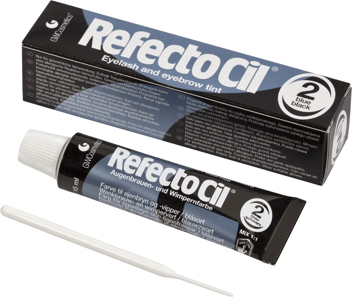 RefectoCil Wimper- En Wenkbrauw Verf - Blauw-zwart Nr. 2 - 15 Ml 2 RefectoCil Wimper- En Wenkbrauw Verf - Blauw-zwart Nr. 2 - 15 Ml - Afbeelding 2
