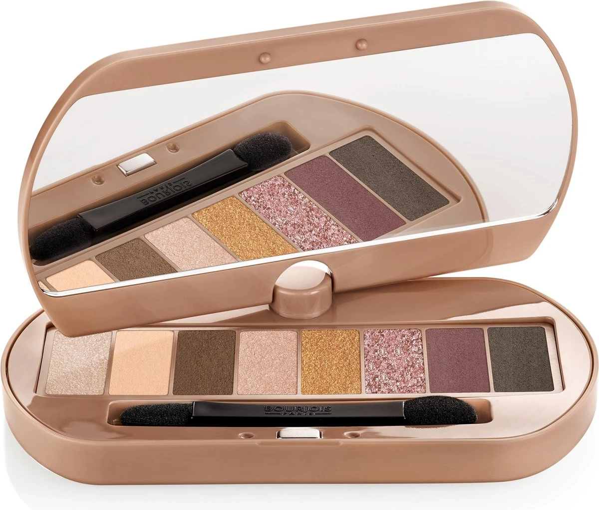 Bourjois Eye Catching Oogschaduw Palette - 3 Eye Catching Nude 10 Bourjois Eye Catching Oogschaduw Palette - 3 Eye Catching Nude - Afbeelding 10