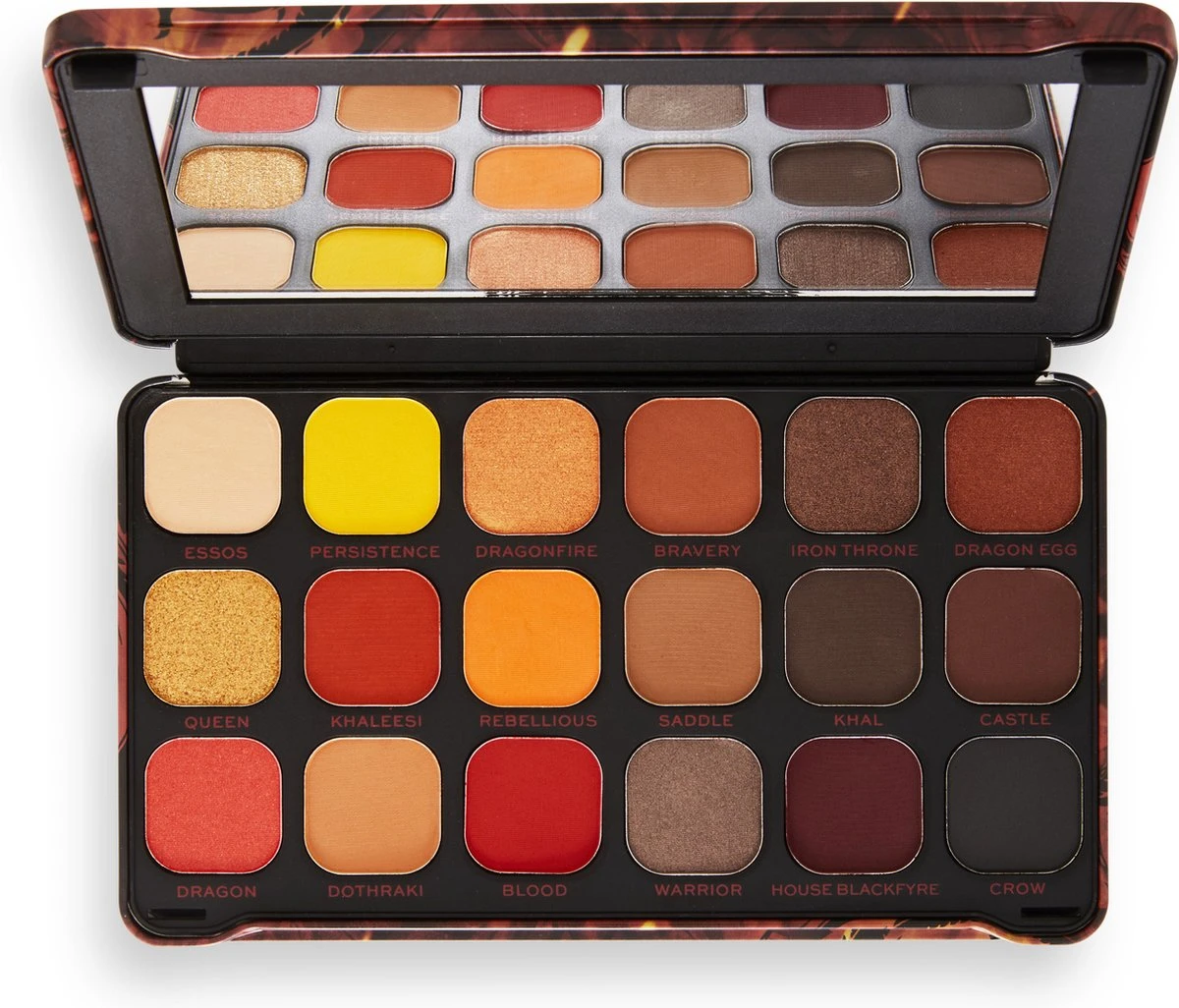 Makeup Revolution X Game Of Thrones Mother Of Dragons Forever Flawless Shadow Palette - Oogschaduw Palette 2 Makeup Revolution X Game Of Thrones Mother Of Dragons Forever Flawless Shadow Palette - Oogschaduw Palette - Afbeelding 2