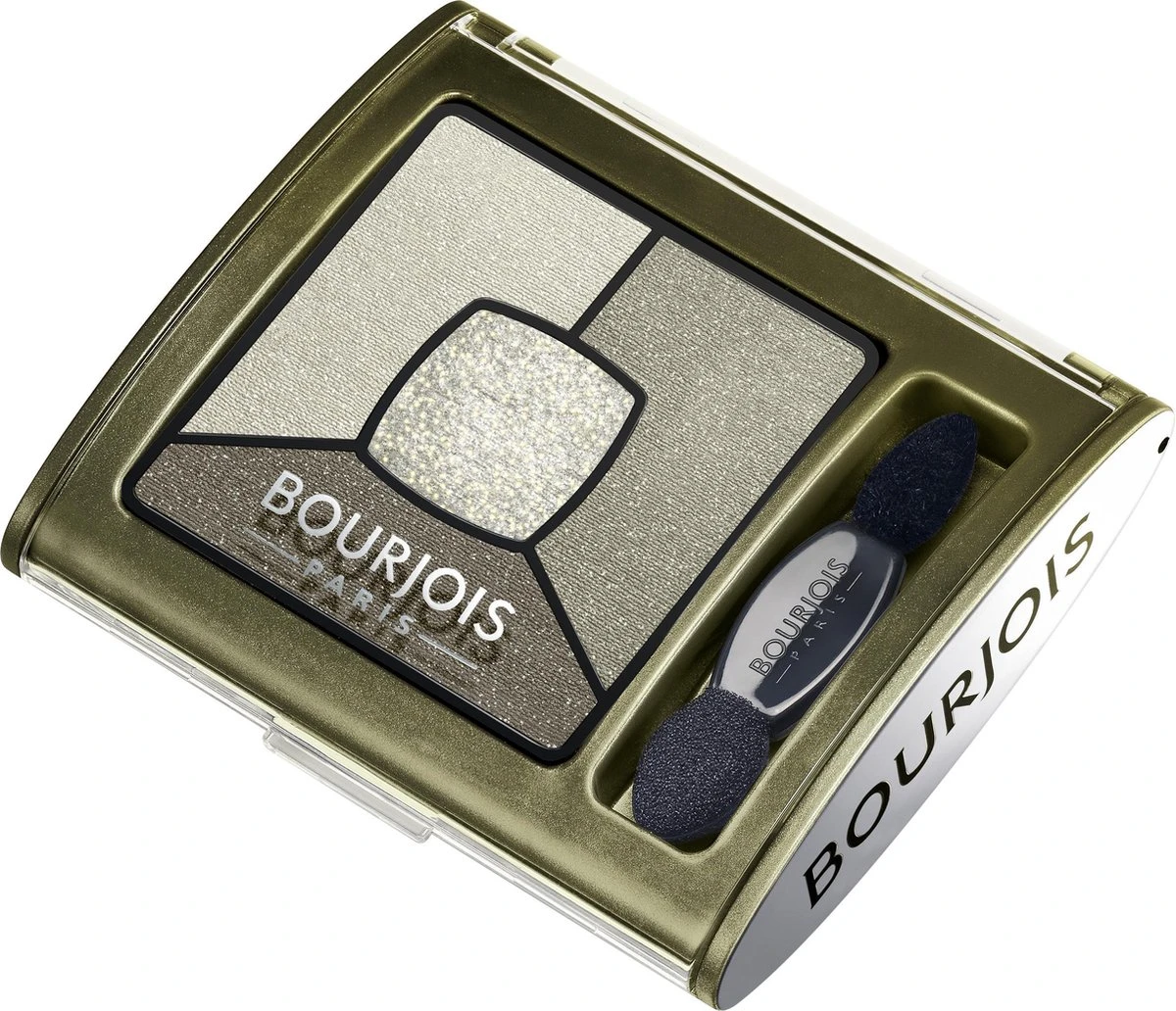 Bourjois Smoky Stories Quatuor - 04 Rock This Khaki - Oogschaduw 2 Bourjois Smoky Stories Quatuor - 04 Rock This Khaki - Oogschaduw - Afbeelding 2