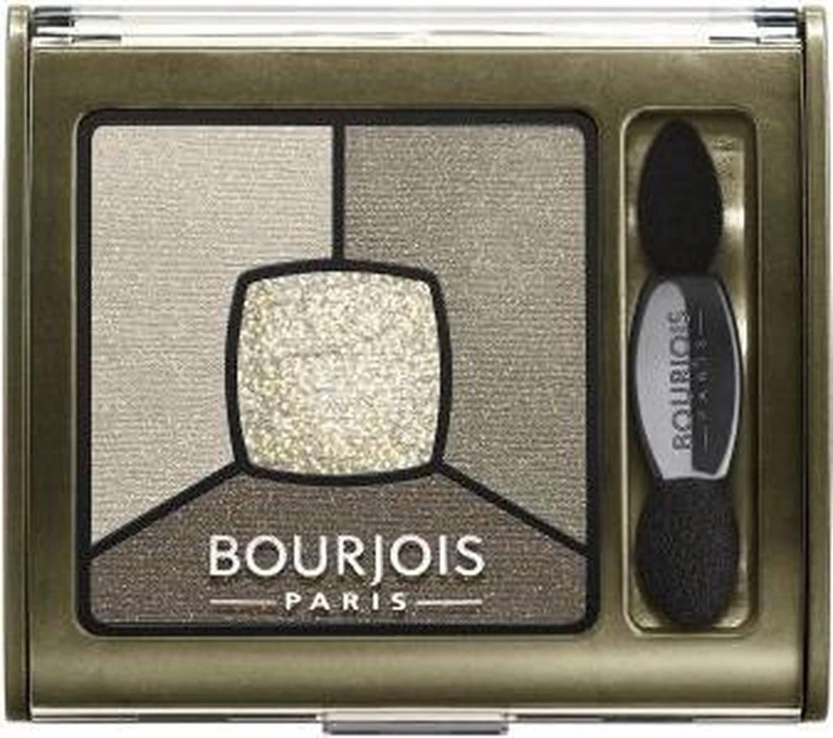 Bourjois Smoky Stories Quatuor - 04 Rock This Khaki - Oogschaduw 8 Bourjois Smoky Stories Quatuor - 04 Rock This Khaki - Oogschaduw - Afbeelding 8