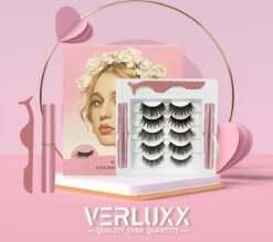 Hoge Korting - VERLUXX© - 'Quality Over Quantity' - 3D Magnetische Wimpers Incl. 1+1 GRATIS Geïoniseerde Waterproof Eyeliner & Pincet, Fake Lashes, Nepwimpers, Magnetic Lashes, Herbruikbare Realistic Wimpers -Oogmake Up Winkel 1200x1065 1