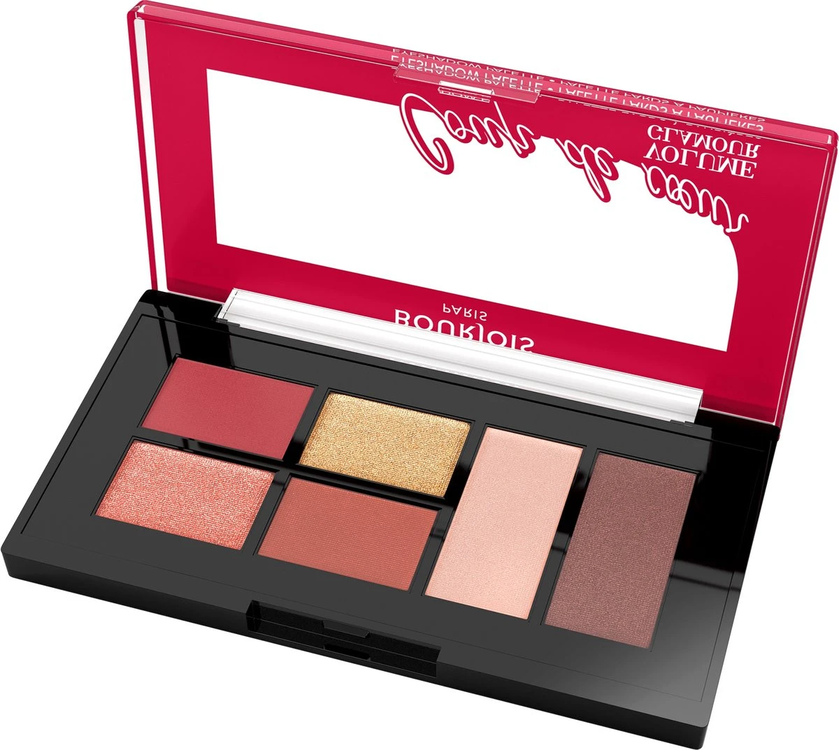 Bourjois Volume Glamour Coup De Coeur Oogschaduw Palette - 01 Intense Look 2 Bourjois Volume Glamour Coup De Coeur Oogschaduw Palette - 01 Intense Look - Afbeelding 2