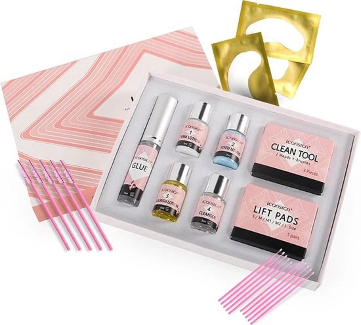 Iconsign Nieuwste Upgraded Wimper Lifting Set - Lash Lift Set Met Extra Sterke Lijm– Lashlift - Nieuw In 2021 - Permanent En Fixatietijd Slechts 12-15 Minuten - Vernieuwde Wimperlifting Set – Lash Lift Kit - Uitgebreide Versie 25 Delig 1 Iconsign Nieuwste Upgraded Wimper Lifting Set - Lash Lift Set Met Extra Sterke Lijm– Lashlift - Nieuw In 2021 - Permanent En Fixatietijd Slechts 12-15 Minuten - Vernieuwde Wimperlifting Set – Lash Lift Kit - Uitgebreide Versie 25 Delig