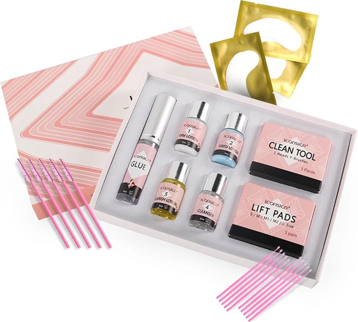 Wimperlifting Set - Lash Lift Kit Met Sterke Lijm - Wimperserums Met Wenkbrauw Gel - Lash Lift Set - Wimperkruller 3 Wimperlifting Set - Lash Lift Kit Met Sterke Lijm - Wimperserums Met Wenkbrauw Gel - Lash Lift Set - Wimperkruller - Afbeelding 3