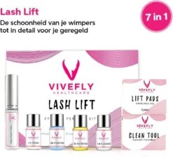 Vivefly Healthcare Wimperlifting Set - Complete Kit Voor Wimper- En Wenkbrauw Lifting - Extra Sterke Lijm - 25-delig - Wimperlift - Lash Lift Kit - Wimperserum - Wimpers Krullen - Brow Lamination - Geschikt Voor Professioneel Gebruik -Oogmake Up Winkel 1200x1098