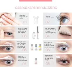 Merkloos Upgraded Wimper Lifting Set - Lash Lift Kit- Lashlift - Extra Uitgebreide Editie - 45 Delig -Oogmake Up Winkel 1200x1116