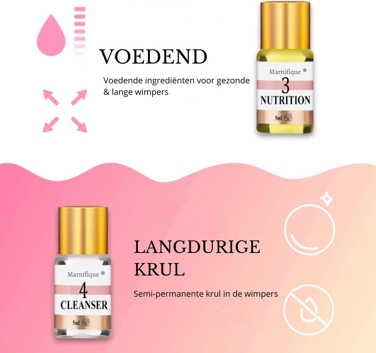 Marnifique® - Professional Lash Lift Kit - Wimper Lift - Inclusief Zwarte Wimperverf - Wimperlifting Set - Brow Lamination - Starterkit - Voor Professioneel Gebruik 4 Marnifique® - Professional Lash Lift Kit - Wimper Lift - Inclusief Zwarte Wimperverf - Wimperlifting Set - Brow Lamination - Starterkit - Voor Professioneel Gebruik - Afbeelding 4