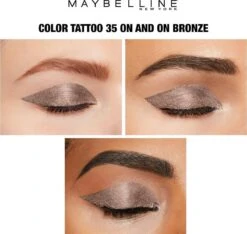 Maybelline Color Tattoo 24H Oogschaduw - 35 On And On Bronze - Bruin -Oogmake Up Winkel 1200x1139 4
