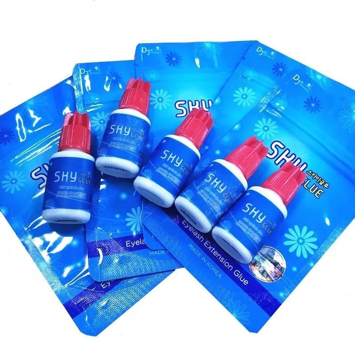 Sky Glue S+ Wimperextensions Lijm - Rode Dop 2 Sky Glue S+ Wimperextensions Lijm - Rode Dop - Afbeelding 2