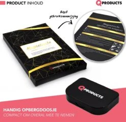 Qproducts Magnetische Wimpers - Nepwimpers - Wimperset Van 10 Wimpers 4 Eyeliners En Pincet - Inclusief Wimper Bewaardoos Met Ingebouwd Spiegeltje - Magneet Wimpers - Magnetic Lashes -Oogmake Up Winkel 1200x1162 1