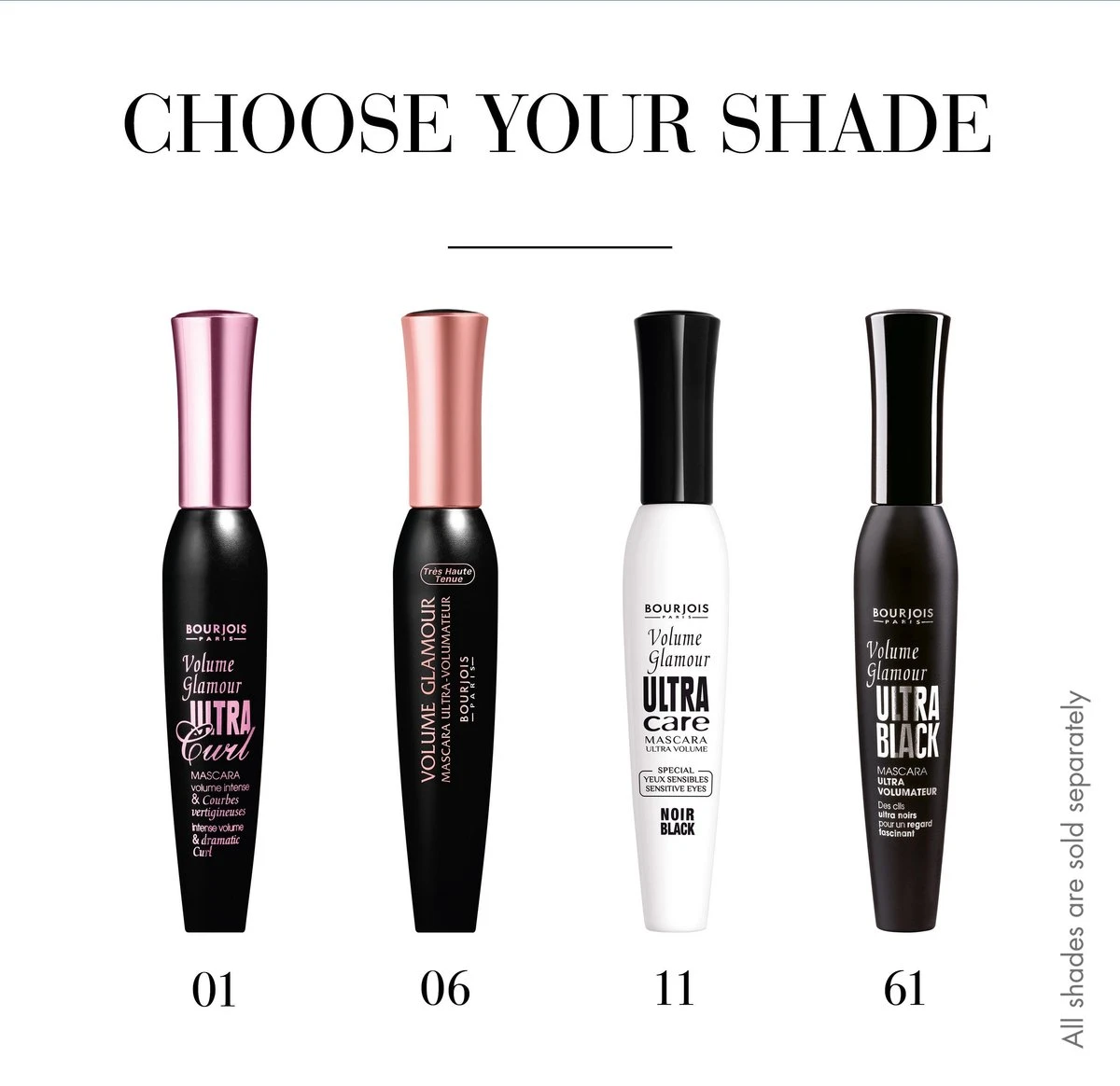 Bourjois Volume Glamour Mascara - 61 Ultra Black 7 Bourjois Volume Glamour Mascara - 61 Ultra Black - Afbeelding 7