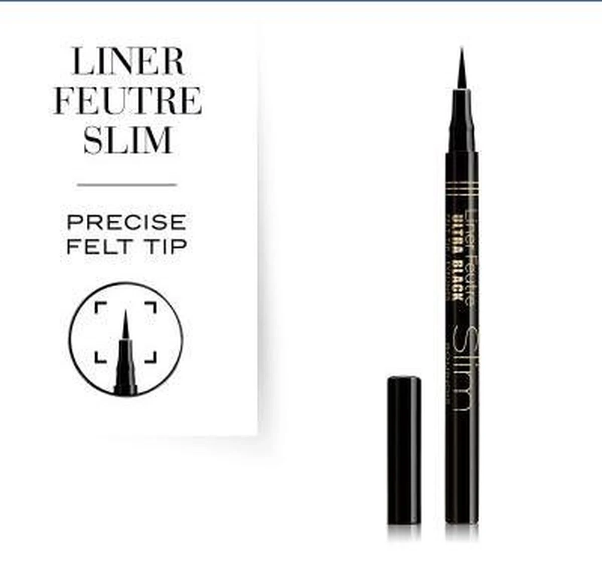 Bourjois Liner Feutre Slim Eyeliner - 17 Ultra Black 12 Bourjois Liner Feutre Slim Eyeliner - 17 Ultra Black - Afbeelding 12