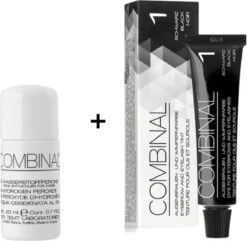Combinal Wenkbrauw En Wimperverf - Zwart + Combinal Waterstofperoxide 5% - Wimpers - Wenkbrauwen - Wenkbrauwverf - Combideal -Oogmake Up Winkel 1200x1169 1