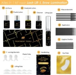 Flora Ruby Professionele 2 In 1 Lash Lift & Brow Lamination Kit - Wimper & Wenkbrauw Lifting Set - Permanente Wimperkruller - Brow Soap -Oogmake Up Winkel 1200x1170 2