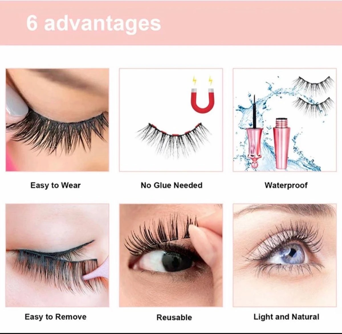 Diamond | M5 Bekend Van TikTok | GRATIS Spiegeldoosje | Magnetische Wimpers Met Eyeliner | Nep Wimpers | Magnetic Eyelashes | HERBRUIKBAAR | CADEAU 9 Diamond | M5 Bekend Van TikTok | GRATIS Spiegeldoosje | Magnetische Wimpers Met Eyeliner | Nep Wimpers | Magnetic Eyelashes | HERBRUIKBAAR | CADEAU - Afbeelding 9