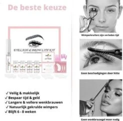 Mimlo Professionele Wimper & Wenkbrauw Lifting Set - Lash Lift Kit - Wimperlifting Set - Browlift - Permanente Wimper Kruller - Lash & Brow Lift Kit -Oogmake Up Winkel 1200x1176 2