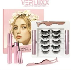 Hoge Korting - VERLUXX© - 'Quality Over Quantity' - 3D Magnetische Wimpers Incl. 1+1 GRATIS Geïoniseerde Waterproof Eyeliner & Pincet, Fake Lashes, Nepwimpers, Magnetic Lashes, Herbruikbare Realistic Wimpers -Oogmake Up Winkel 1200x1178 2