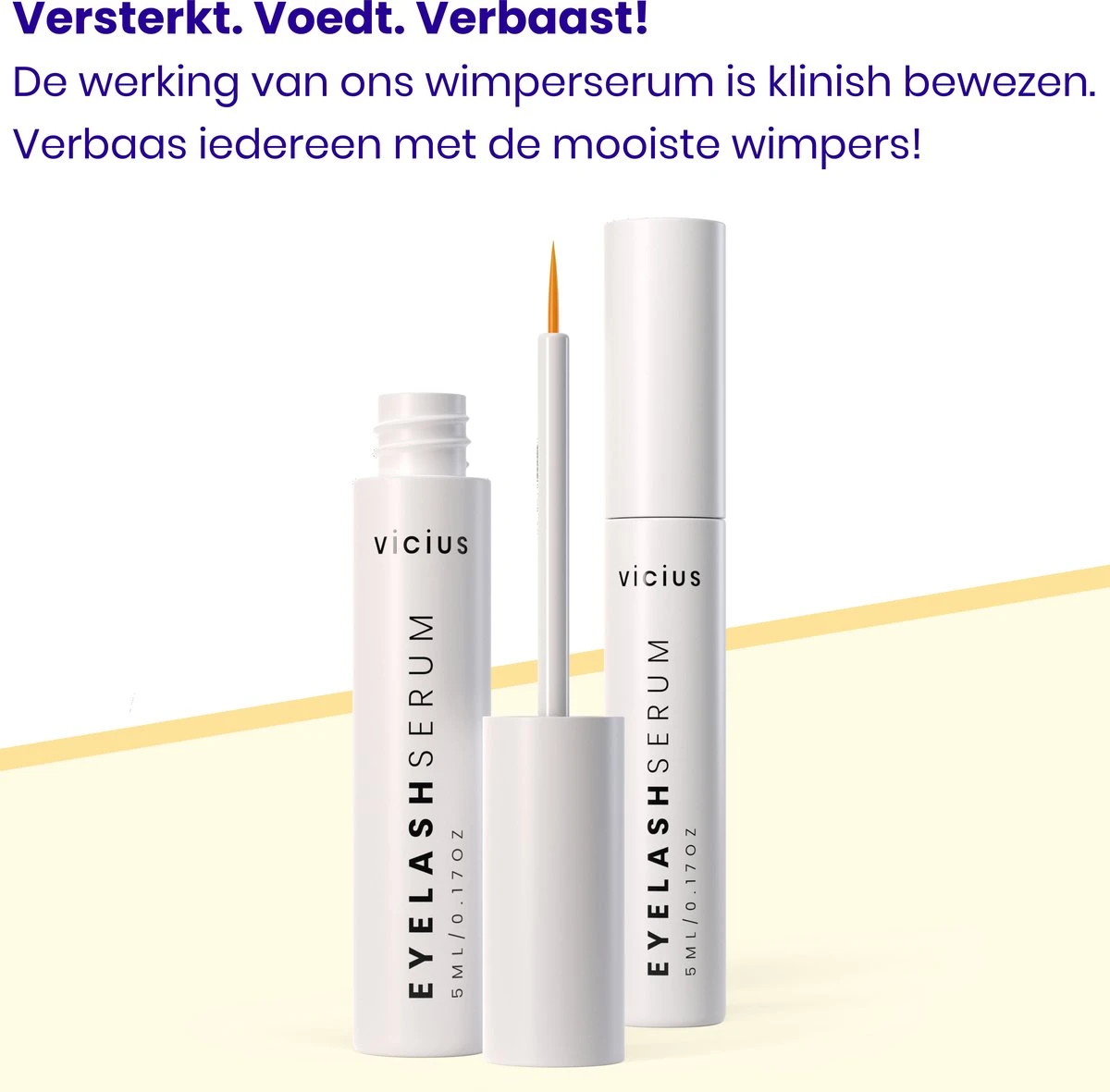 Wimperserum Van Vicius - Eyelash Serum Voor Wimper Groei - Vollere En Langere Wimpers - 5ML 7 Wimperserum Van Vicius - Eyelash Serum Voor Wimper Groei - Vollere En Langere Wimpers - 5ML - Afbeelding 7