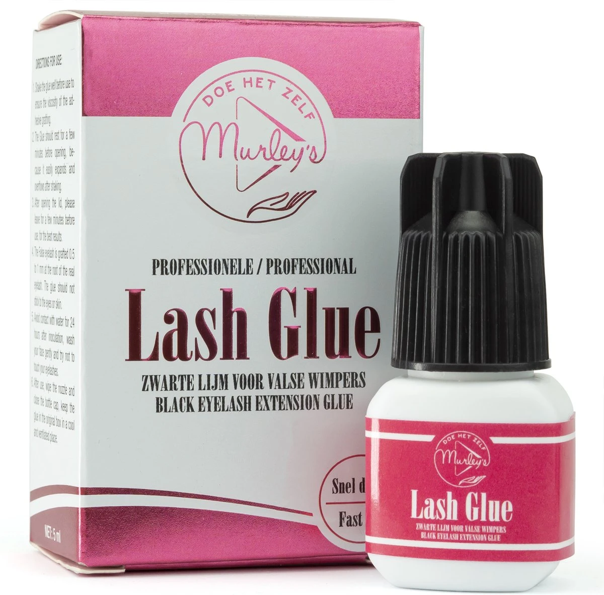 MURLEY'S Wimperlijm- Wimperextensions Lijm - Lash Glue - Zwart - Eenmalig Aanbrengen Voor Wekenlang Plezier - Perfecte Wimpers 2 MURLEY'S Wimperlijm- Wimperextensions Lijm - Lash Glue - Zwart - Eenmalig Aanbrengen Voor Wekenlang Plezier - Perfecte Wimpers - Afbeelding 2