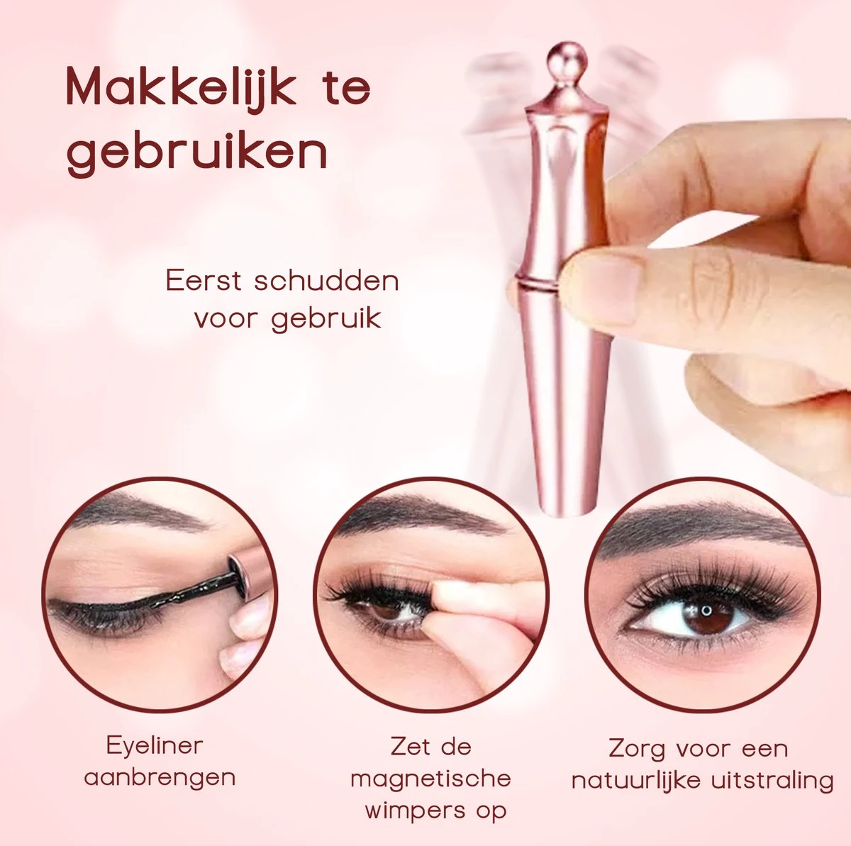 Merkloos La Liva Magnetische Wimpers - Inclusief Eyeliner En Wimper Pincet - 5 Magneetjes - Wimperextentions - Wimperlifting Set - Lash Lift 2 Merkloos La Liva Magnetische Wimpers - Inclusief Eyeliner En Wimper Pincet - 5 Magneetjes - Wimperextentions - Wimperlifting Set - Lash Lift - Afbeelding 2