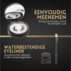 Magnetische Wimpers - 3 Paar - Luxe Set Inc. Eyeliner, Mascara, Kruller 15 Magnetische Wimpers - 3 Paar - Luxe Set Inc. Eyeliner, Mascara, Kruller -Oogmake Up Winkel 1200x1196 3